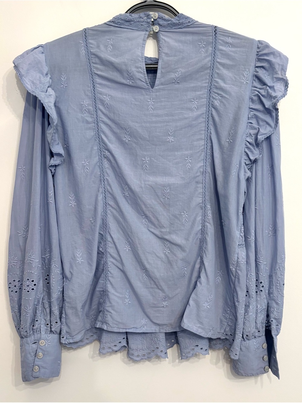 “French Girl” Per Una Embroidered Cotton Blouse|Romantic Boho, UK 10, US 6 - Picture 10 of 14